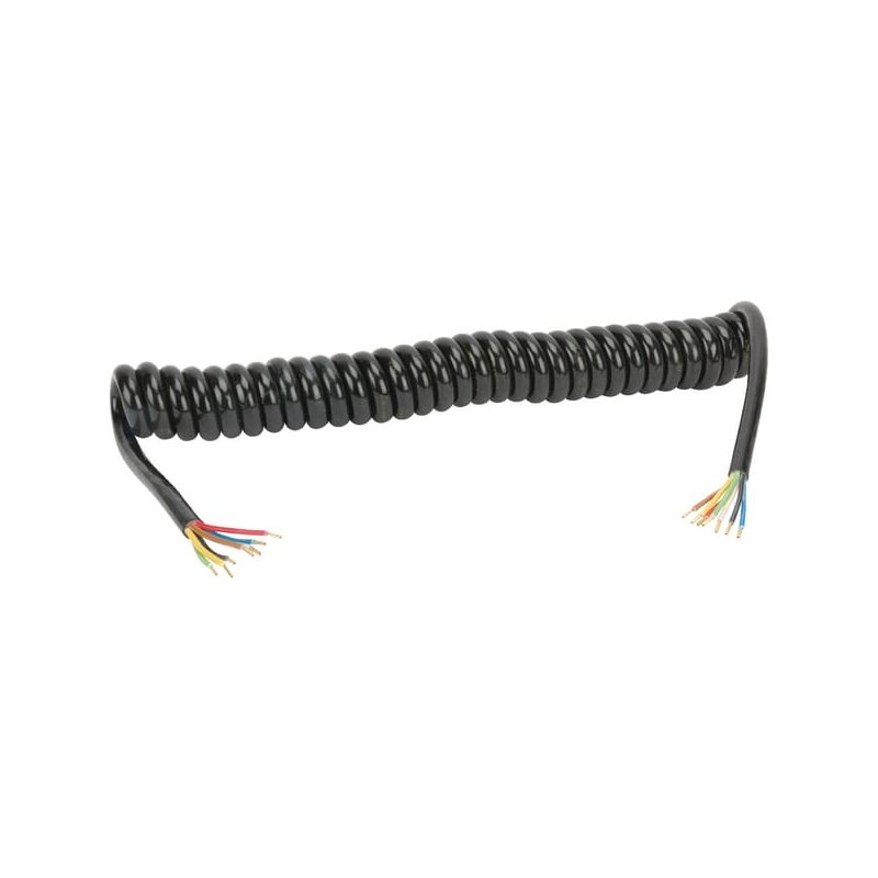 Cablu spiralat LA404105 7 nuclee 12-24 V 3.5 m Kramp
