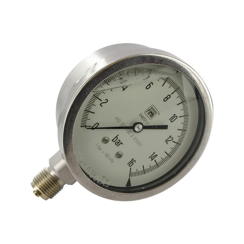 Manometru sprayer MA100016S 7221 0-16 bar Glicerină 100 mm 1/2 BSP ET