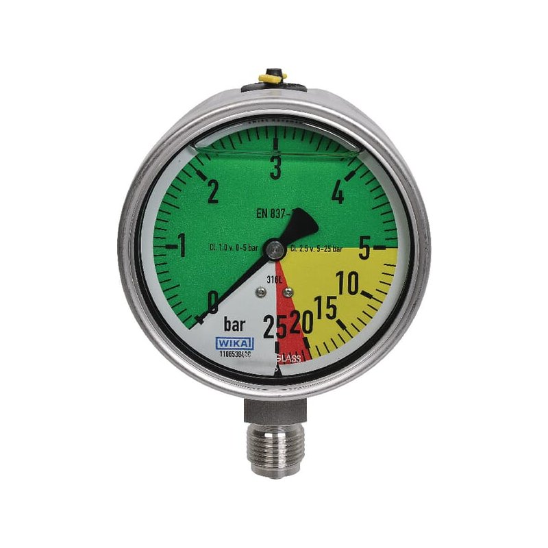WIKA Manometru MA1000525 Ø 100 mm 0-5/25 1/4"