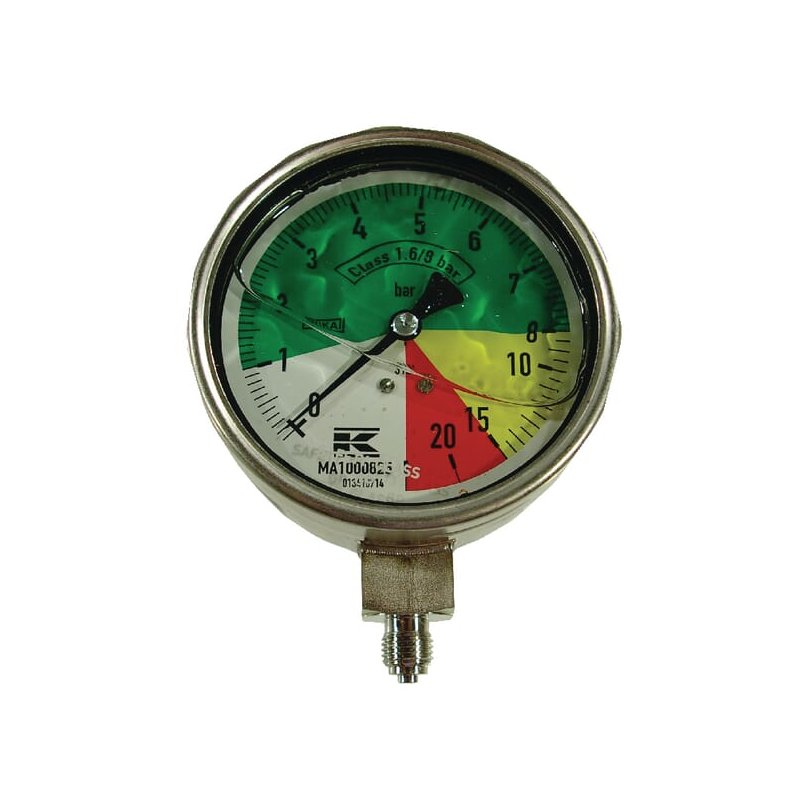 WIKA Manometru MA1000825 Analogic 100mm 1/4in Conectare inferioară