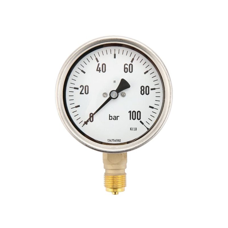 Manometru MA100100L08SSGF 7211 0-100 bar 1/2 inch 100 mm ET