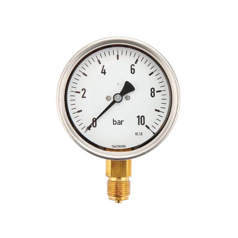 Manometru MA10010L08SS 7011 0-10 bar 100 mm 1/2" ET