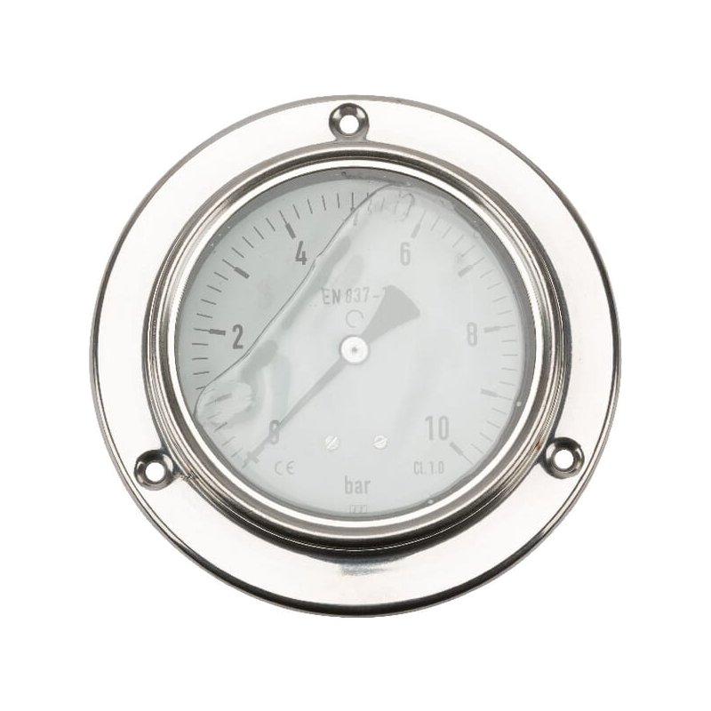 Manometru MA10010P08SSGF 7216 Glicerină 0-10 bar Ø 100 mm 1/2" ET