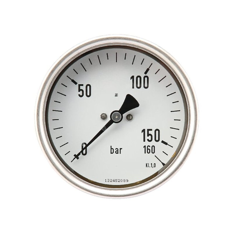 Manometru MA100160B08SSGF 7214 0-160 bar 1/2" Spate Glicerina 100 mm ET