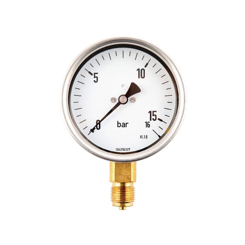 Manometru MA10016L08SSGF 7211 0-16 bar Ø100 mm 1/2 in ET