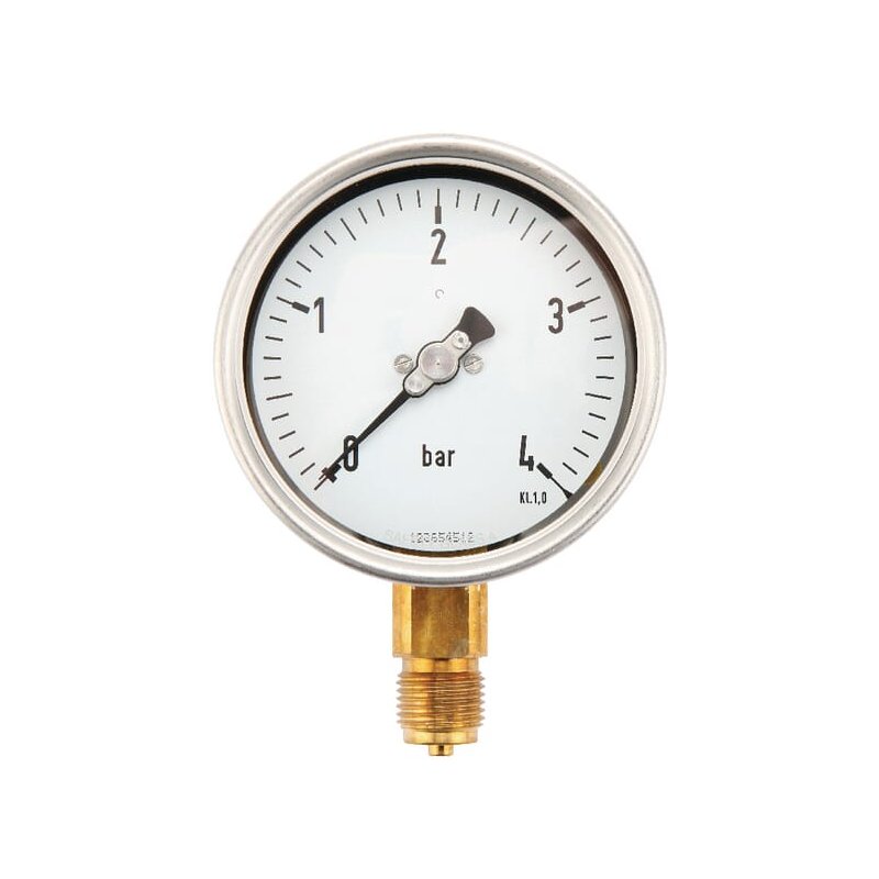Manometru MA1004L08SSGF 7211 0-4 bar 1/2" Glicerină 100 mm ET