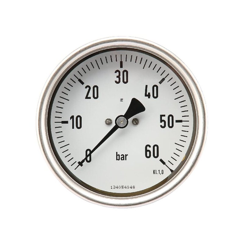 Manometru MA10060B08SSGF 7214 0-60 bar 1/2" spate Ø100 mm ET