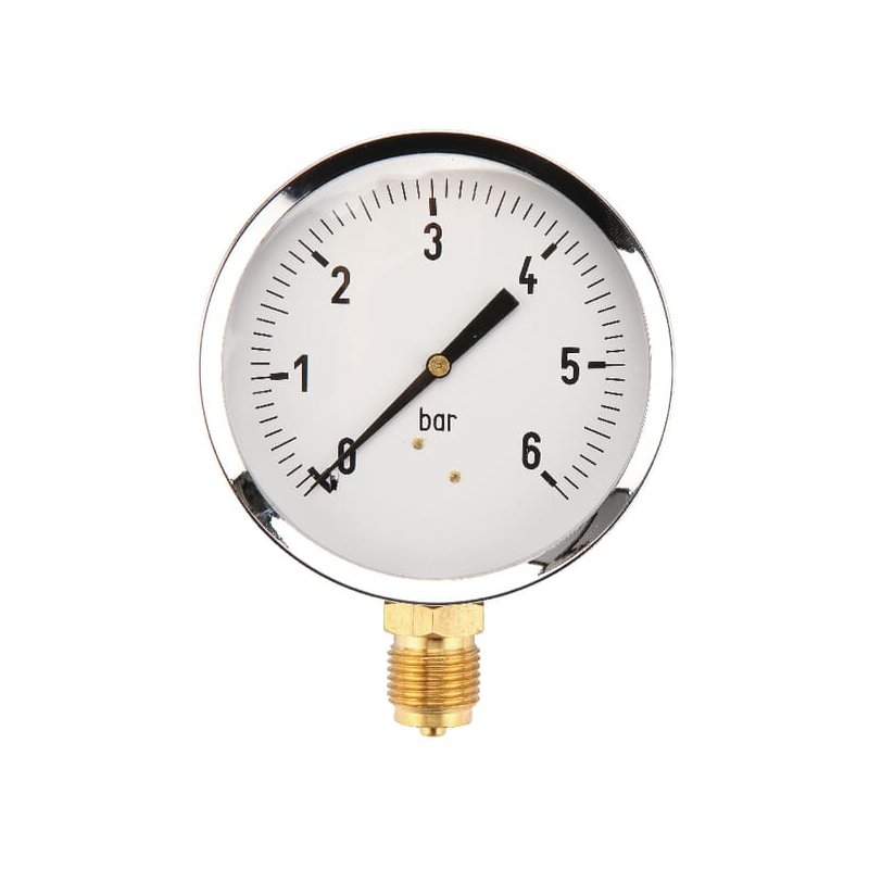 Manometru MA1006L08ST 6001 0-6 bar Ø100 mm 1/2 in ET