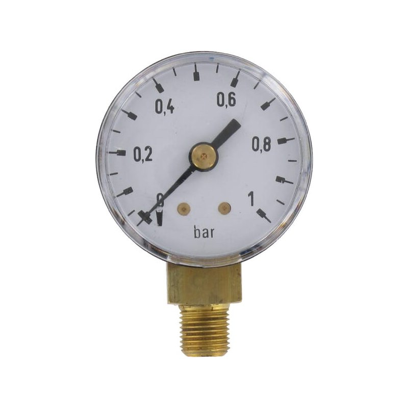 Manometru MA401L02ST 6001 0-1 bar 1/8" jos Ø40 mm ET