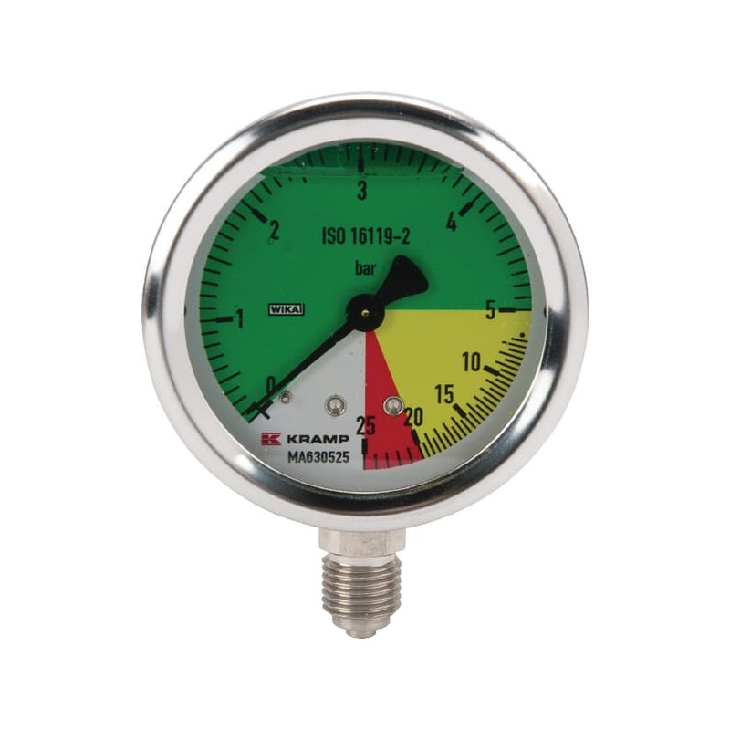 WIKA Manometru MA630525 63mm 1/4 BSP Conectare Inferioară 0-5 bar