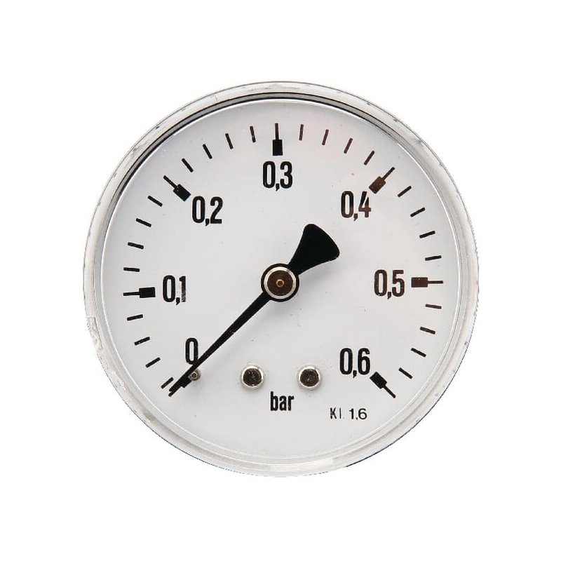 Manometru MA6306B04ST Serie 6004 Conectare spate 0-0.6 bar 63 mm 1/4 in ET