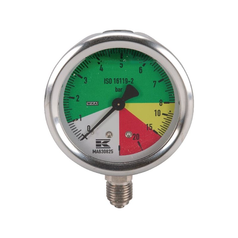 WIKA Manometru MA630825 63 1/4” AHL inferior fix Analogic 63 mm