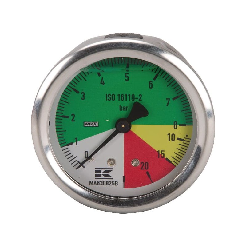 WIKA Manometru MA630825B AHL fix Conectare spate 63mm 1/4in