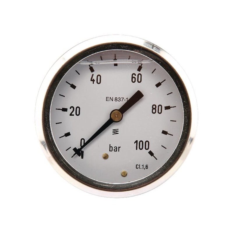Manometru MA63100B04SSGF 7214 0-100 bar Ø63 1/4" Spate ET