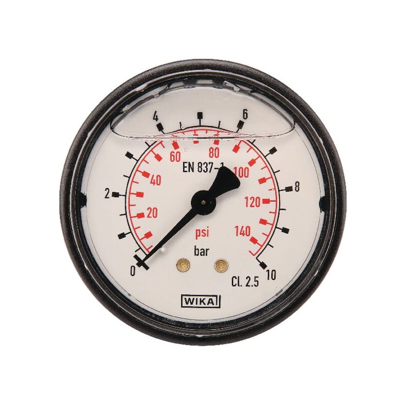 Manometru MA6310B04PLGF 0-10 bar 1/4 in spate Ø63 mm WIKA