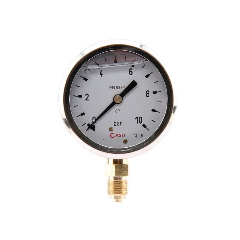 Manometru MA6310L04SSGF 7211 0-10 bar Ø63 mm 1/4 ET