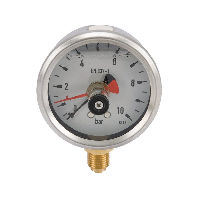 Manometru MA6310MEMPOINT 7211 Indicator Nivel Inox 0-10 bar Ø 63mm ET
