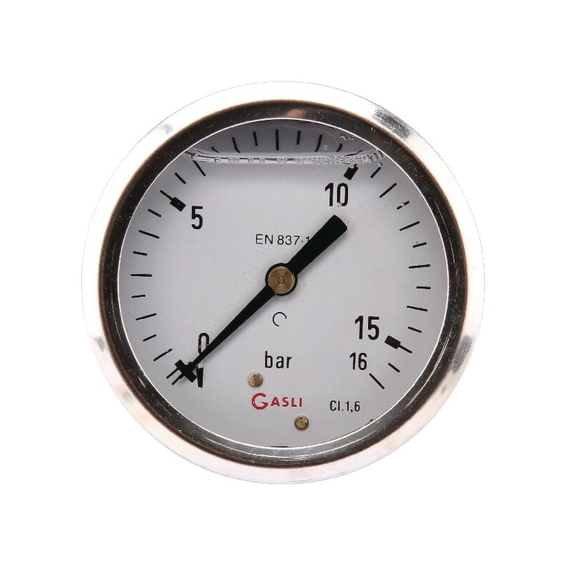 Manometru MA6316B04SSGF 7214 0-16 bar 1/4" spate Ø63 mm ET