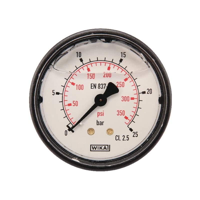 Manometru MA6325B04PLGF 0-25 bar 1/4" spate Ø63 mm WIKA
