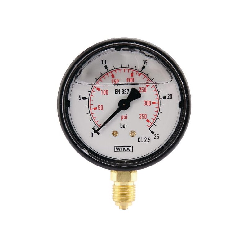 Manometru MA6325L04PLGF 0-25 bar Ø63 mm 1/4" WIKA