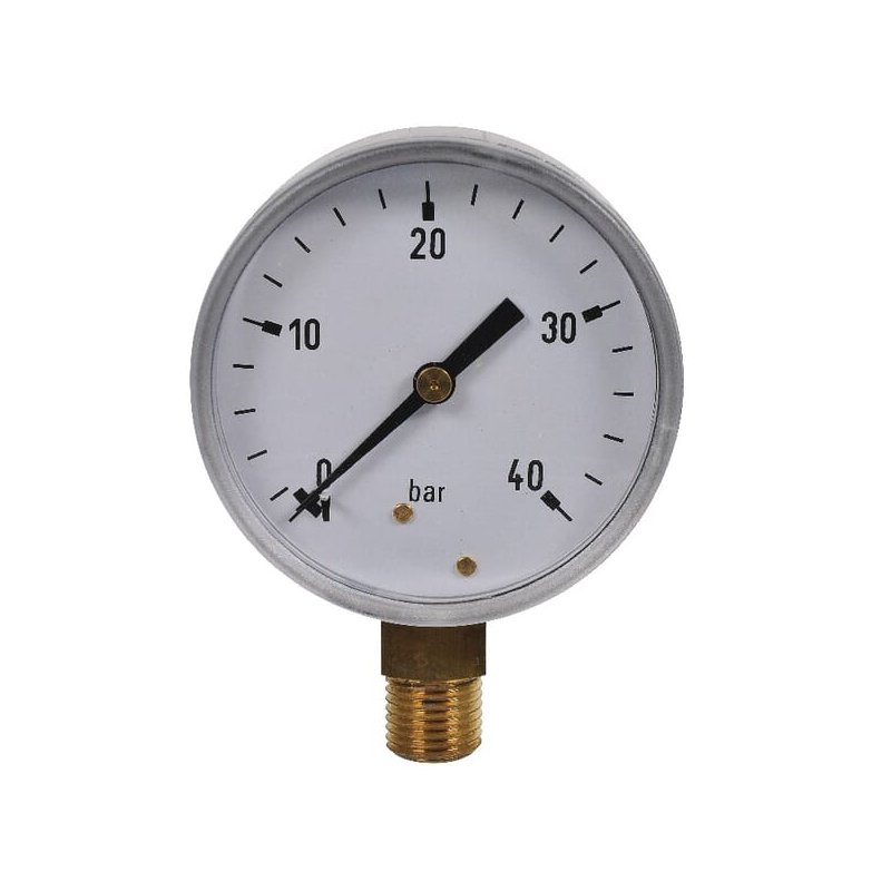 Manometru MA6340L04SS 7011 0-40 bar 1/4" jos Ø63 mm ET