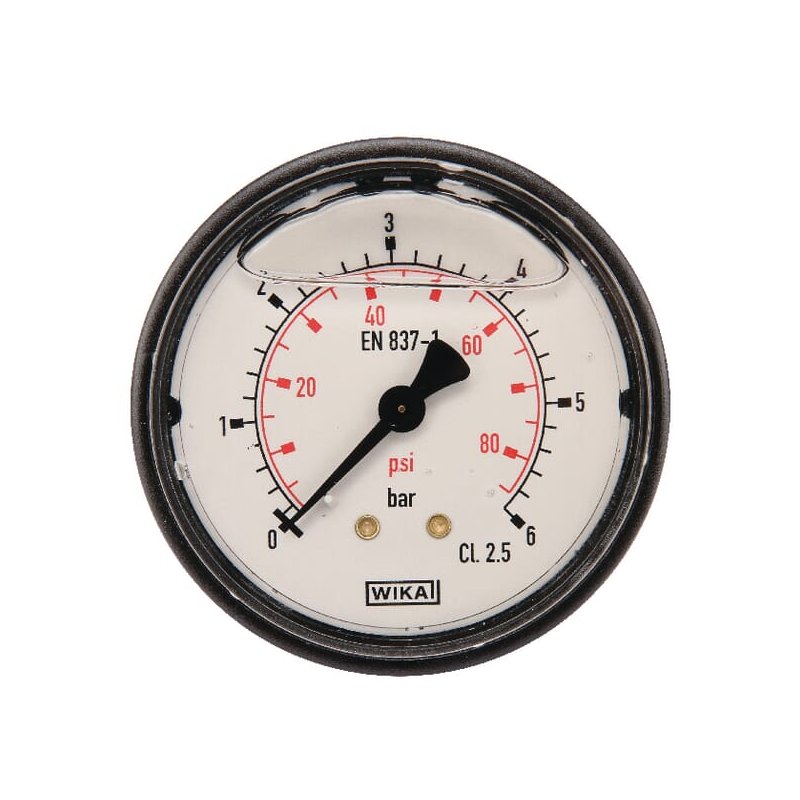 Manometru MA636B04PLGF 0-6 bar Ø63 mm 1/4 in WIKA