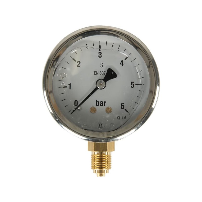 Manometru MA636L04SSGF 7211 0-6 bar Ø63 ET