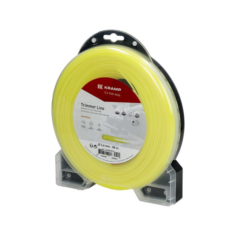 Kramp Fir de tăiere NL2488RKR Pro Performance Rotund 2.4mm 88m Galben