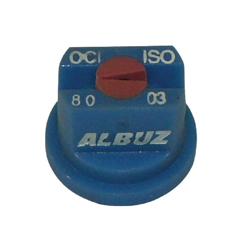 Duză cu jet plat excentric OCI8003 OC 80° 03 Albuz