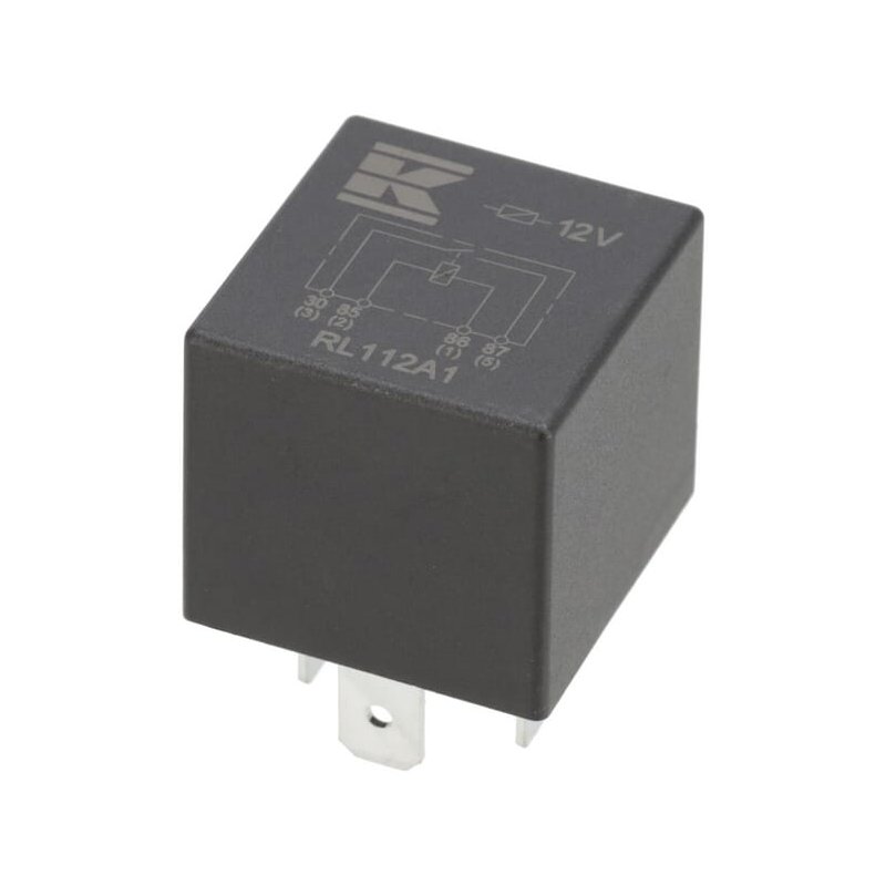 Releu mini RL112A1 12V 40A deschidere normală fără suport Kramp