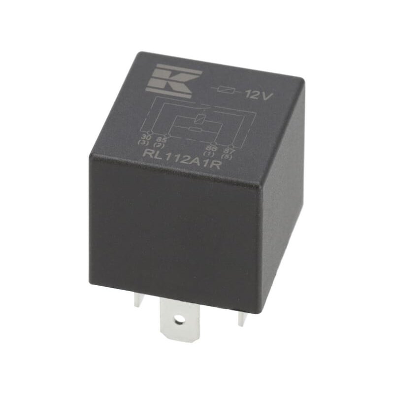 Releu mini RL112A1R 12V 40A deschidere normală cu rezistor fără suport Kramp