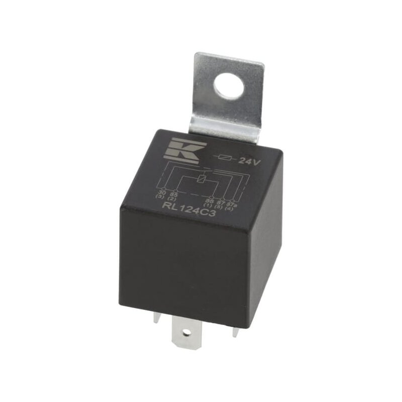 Releu mini RL124C3 interschimbare 24V 30A/40A Kramp