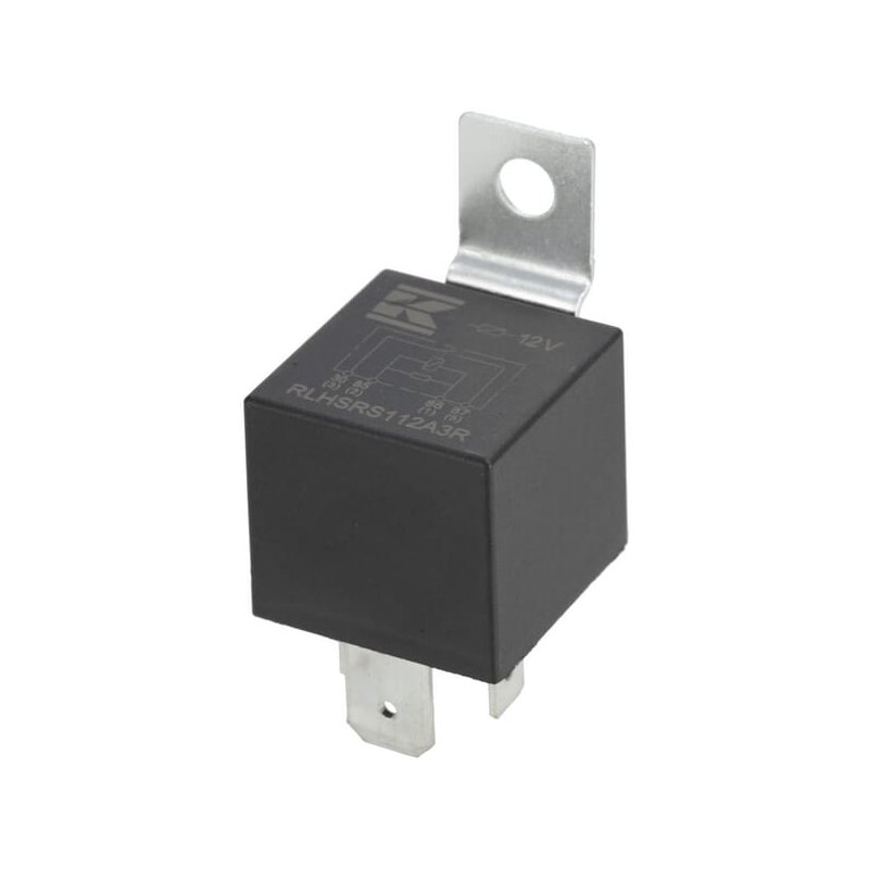 Releu putere RLHSRS112A3R deschidere normală 12V 70A cu rezistor cu suport Kramp