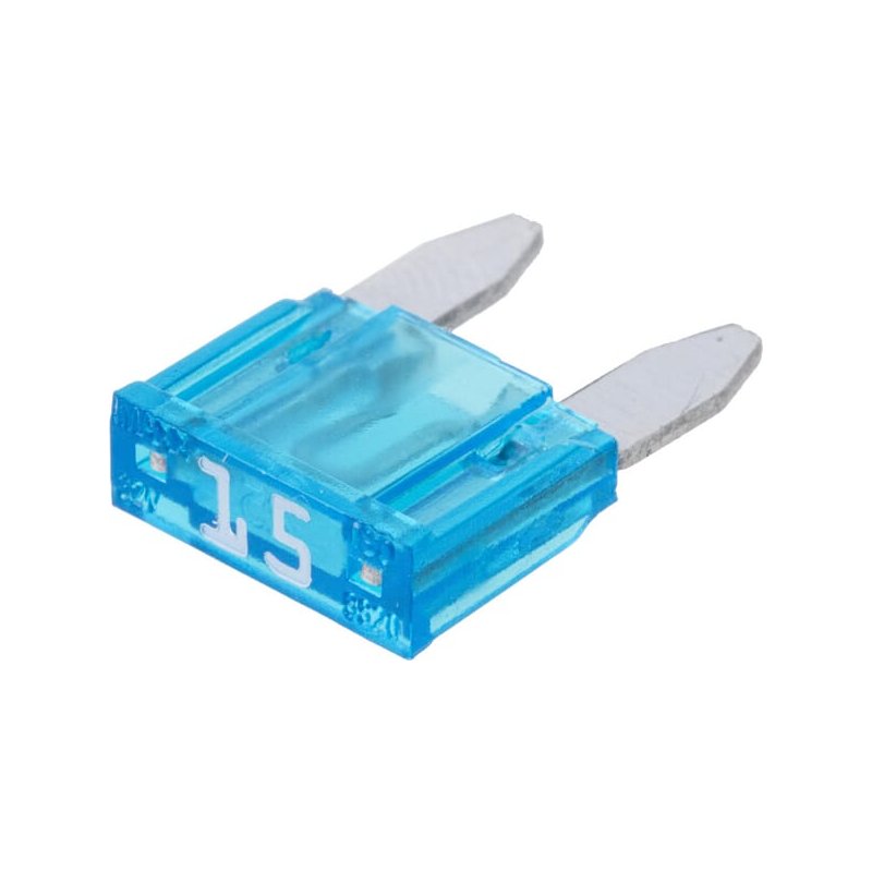 iMaXX Set siguranțe auto mini SI20266 15A 32V Albastru 50 buc