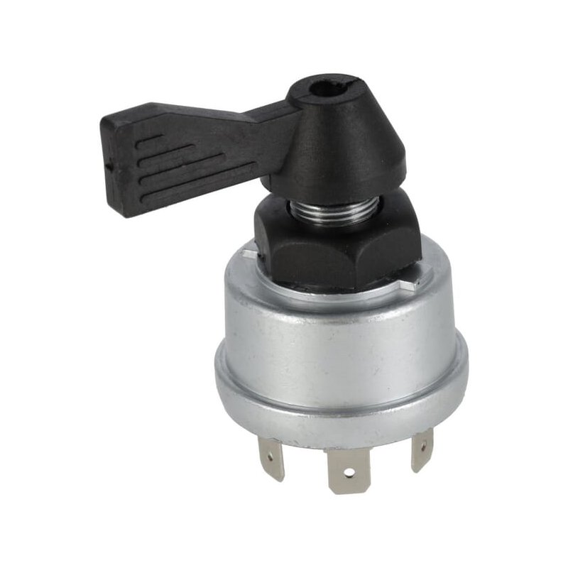 Comutator de semnalizare rotativ SW10002KR 12-24V 3 poziții 14 mm Kramp