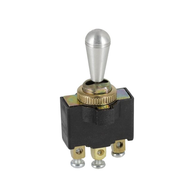 Întrerupător cu manetă SW10013KR Pornit-Oprit-Pornit 12-24VDC/10A 125-250VAC/2A Kramp