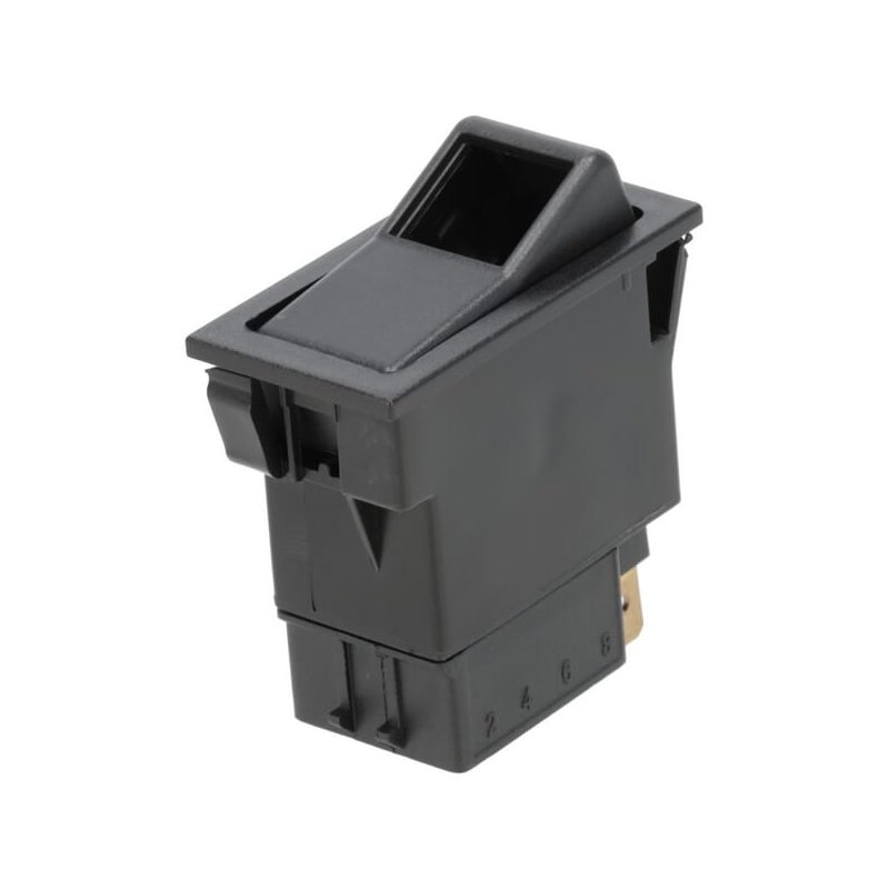 Întrerupător basculant SW10020KR I-0 iluminare funcțională 12V 7 pini Kramp