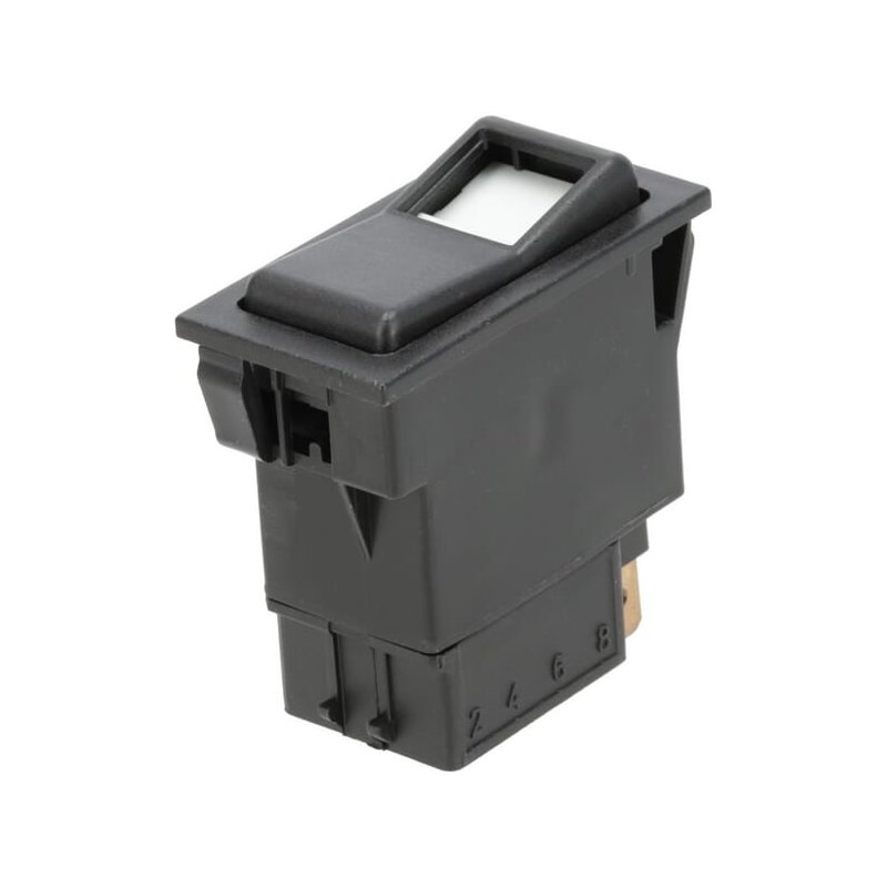 Întrerupător basculant SW10031KR Off-On-On 12V 7 pini iluminare de localizare cu bec Kramp