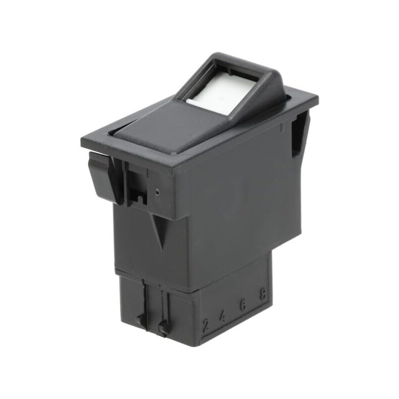 Comutator basculant SW10032KR II+I-0 iluminare de localizare 6 pini Kramp