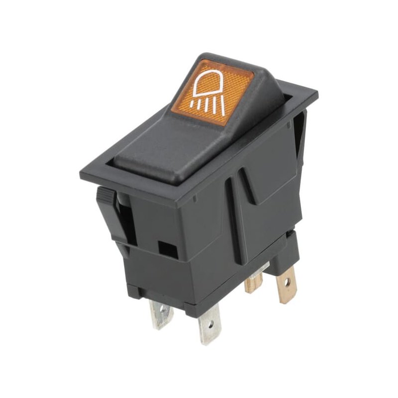 Întrerupător basculant SW10035KR I-0 pornit-pornit 12V 4 pini lampă de lucru dreapta Kramp