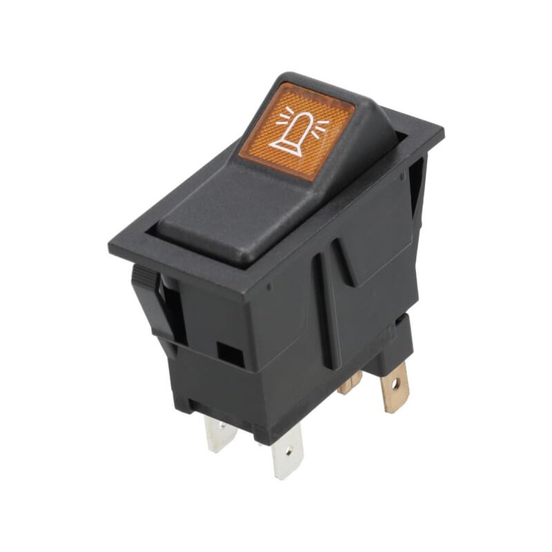 Întrerupător basculant SW10042KR I-0 oprit-pornit 12V 2 pini far rotativ Kramp