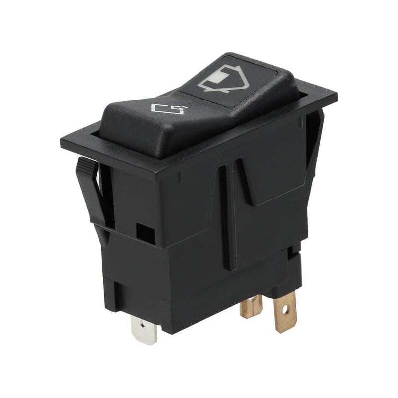 Întrerupător basculant SW10057KR (I)-0-(II) Mom-On-Mom 12V 4 pini Kramp