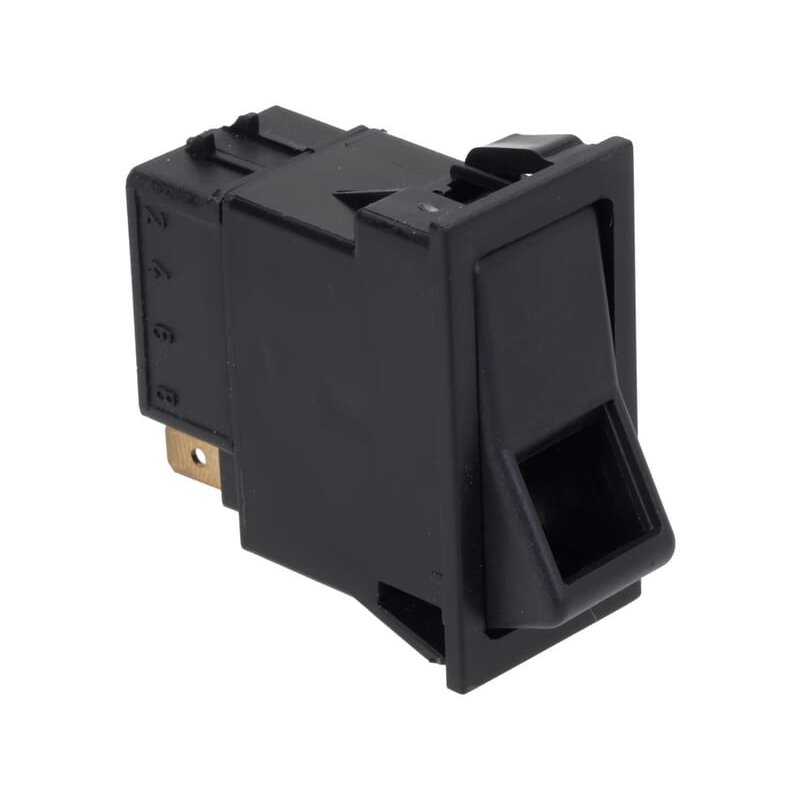 Comutator basculant SW10060KR II+I-0 funcție de iluminare 12V 6 pini Kramp