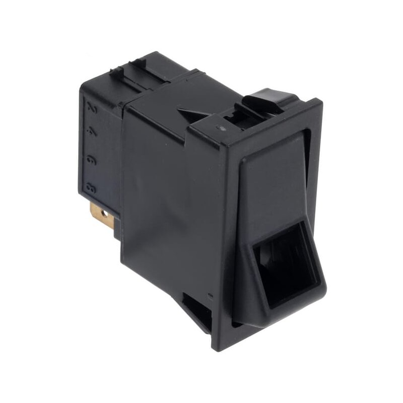 Comutator basculant SW10061KR II-I-0 5 pini iluminat cu bec 12V Kramp