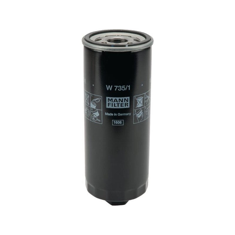 MANN-FILTER Filtru de ulei W 735/1 M24 203 mm