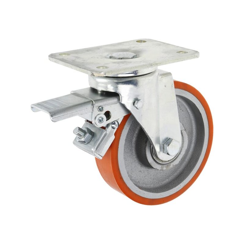 Rolă de ghidare WH700P150 cu frână 150mm Ro-Carr