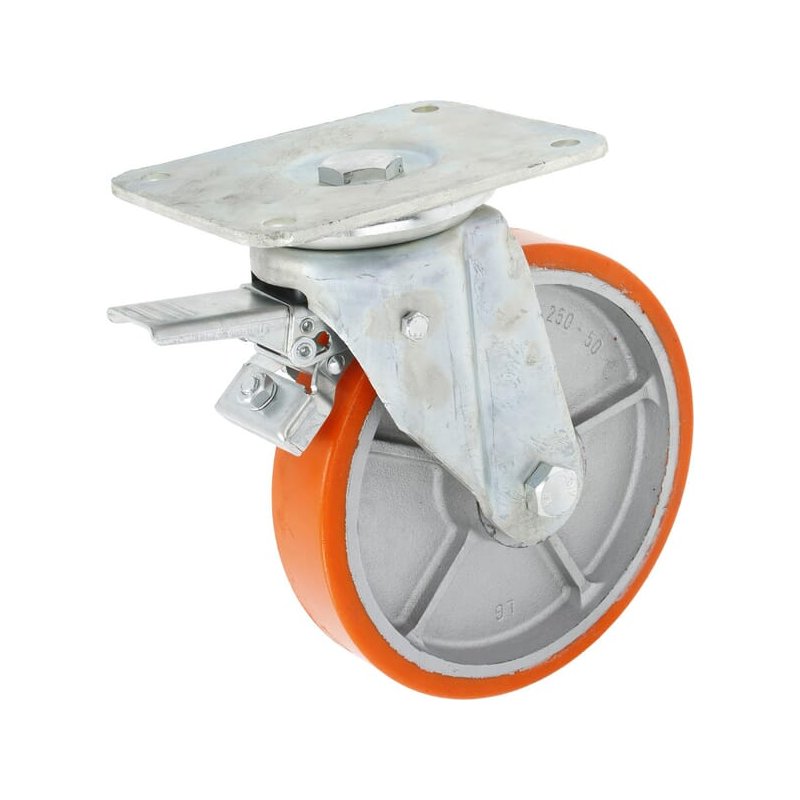 Rolă de ghidare WH700P250 cu frână 250mm Ro-Carr